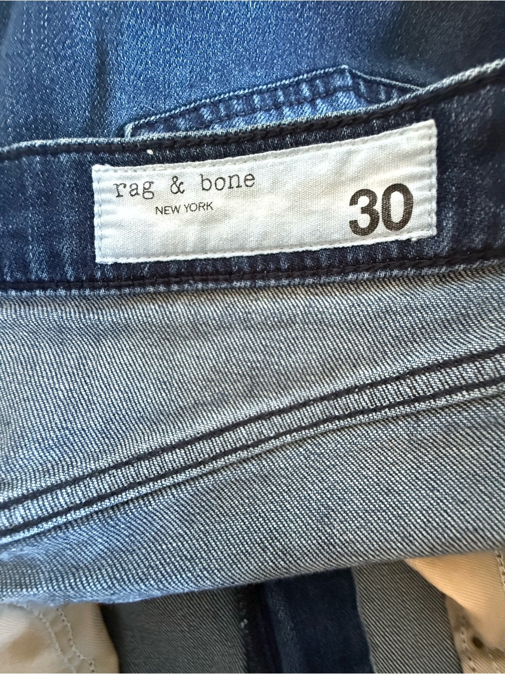 Rag & Bone Wren High Rise Slim Straight Jeans Ella Size 30 - Picture 6 of 9
